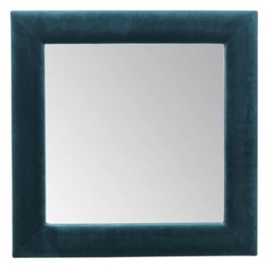 KARE DESIGN Zrcadlo Velvet Bluegreen Square 100×100 cm, Vemzu