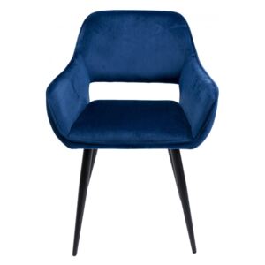 KARE DESIGN Sada 2 ks Židle s opěrkou San Francisco Blue, Vemzu