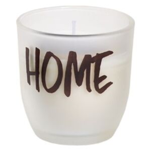 Svíčka ve skle s nápisem - HOME