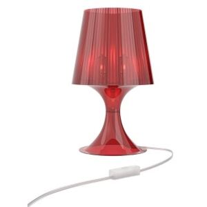 Design2 Lampa SMART červená transparent