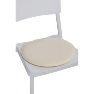 Design2 Polštář na židle kulatý přírodní