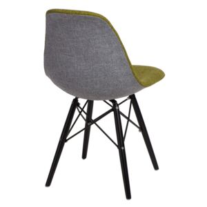 Design2 Židle P016V DUO zelená šedá/černá