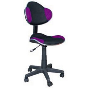 Židle kancelářská Q-G2 černo-fialová