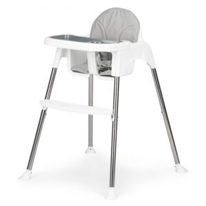 Dětská jídelní židlička 2v1 Brenna EcoToys bílá