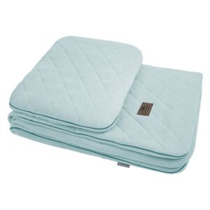 Sleepee Royal Baby Set Ocean Mint - sametová deka + polštářek