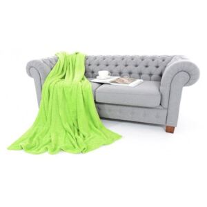Zelené deky na postele 150 x 200 cm