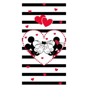 TOP Osuška 70x140 - Mickey a Minnie Stripes