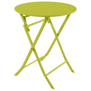Balkón stůl, skládací zahradní stůl, světle zelená barva