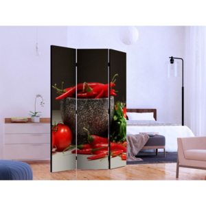 Paraván červená kuchyně I(135x172 cm)