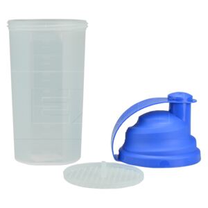 TVAR - Plastový shaker TVAR 700ml (23,5x10cm) - Modré víčko - 8590394050306