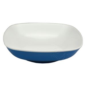 IRAK - Dvoubarevná plastová miska na potraviny IRAK 700ml - Modrá (17,5x17,5x4,5cm) - 8696219368790
