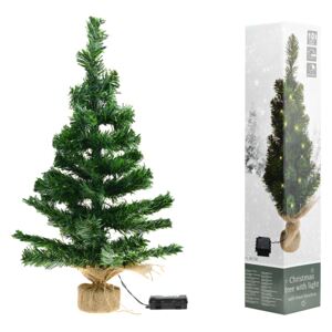 OEM - Vánoční stromeček (60cm) se světýlky na baterie - 8719202375978