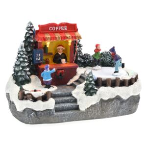 OEM - Vánoční scéna - Stánek s kávou - 8719987544705