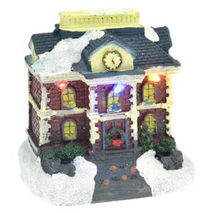 OEM - Vánoční scéna - Dům s hodinami - 8711295233517