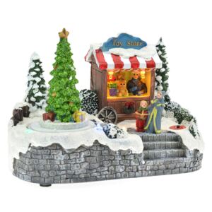OEM - Vánoční scéna - Stánek s hračkami - 8719987544705