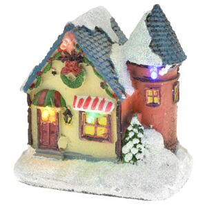 OEM - Vánoční scéna - Dům s věžičkou - 8711295233517