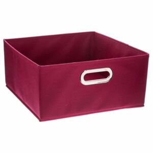 Krabice na textil, krabička na oblečení, 31 x 15 cm, červená