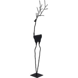Kov sobů Dekorativní figurka 78 cm, Černá