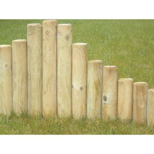 Kůl dřevěný 250x6 cm palisáda se špicí