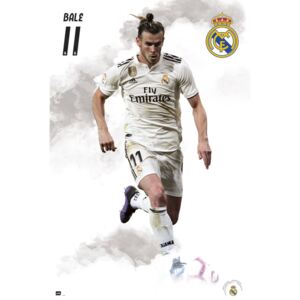 Plakát, Obraz - Real Madrid 2018/2019 - Bale, (61 x 91.5 cm)
