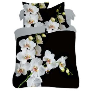 FARO FLORI bavlna Povlečení 3D Orchidej 003 200x220/70x80