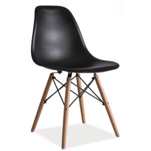Jídelní židle v černé barvě KN166