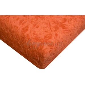 Aaryans Prostěradlo žakár 200 x 90 cm oranžové