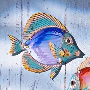Nástěnná dekorace Ryba, modrá