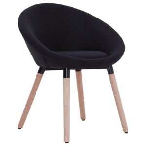 Jídelní židle Manning - textil | černá