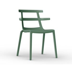 Židle Tokio zelená-šedá