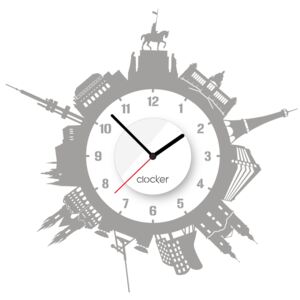 Clocker Nalepovací hodiny Prague Barva ciferníku: Bílá