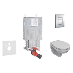Grohe Uniset - Sada pro závěsné WC + klozet a sedátko Ideal Standard Quarzo 38643SET-KR