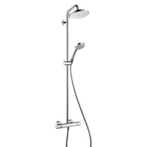 Hansgrohe Croma 220 - Sprchový set Showerpipe s termostatem, 220 mm, 1 proud, chrom 27185000