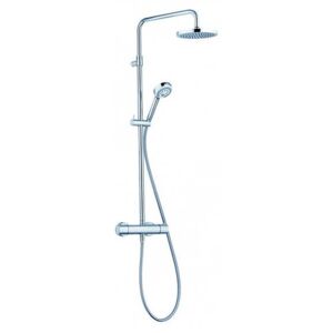 Kludi Logo - Dual Shower System, termostatická sprchová souprava 3S, chrom 6809205-00