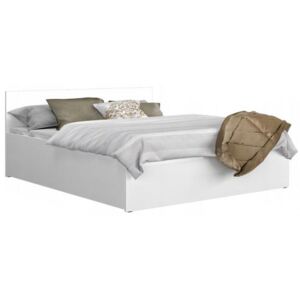 Manželská postel PANAMA 90x200 + rošt Barva PANAMA: Bílo-šedá