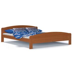 Dřevěná postel KOLORADO 180x200 cm Barva konstrukce: Olše