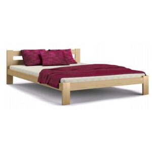 Masivní postel ARIZONA 140x200 dřevěná Barva konstrukce: Olše