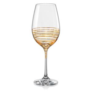 Crystalex Sklenice na víno VIOLA SPIRAL 350 ML, 2 ks