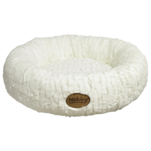 Nobby Nova donut plyšový pelíšek bílý 45cm