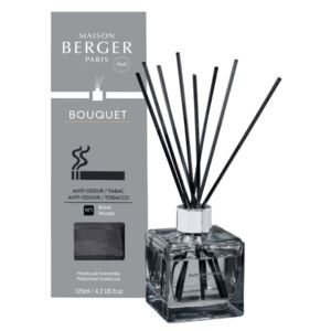 Maison Berger Paris aroma difuzér Cube, Proti zápachu tabáku – Dřevitá vůně, 125 ml