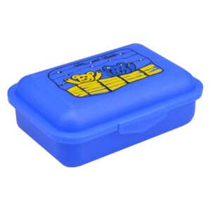 TVAR - Svačinový box TVAR 14,5x9,5x5,5cm - Modrý s medvídkama - 8590394056308