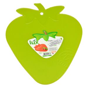OEM - Plastová krájecí deska na ovoce jahoda - Zelená (20x16,5cm) - 8693395004337