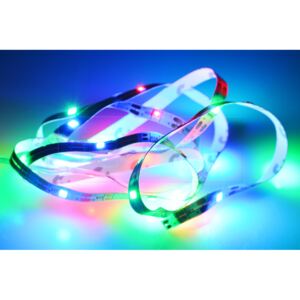 OEM - Samolepící LED pásek na baterie (100cm) 30 diod - Multi barevný - 8719987169977