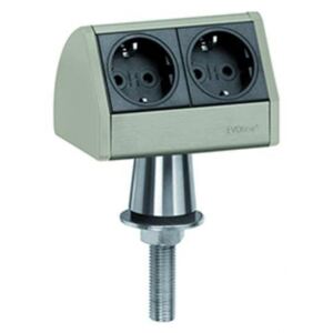 EVOLINE T-DOCK NEREZOVÁ ZÁSUVKA PRO PRACOVNÍ DESKY- 2x zásuvka