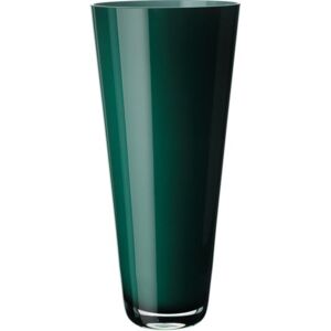 Villeroy & Boch Verso skleněná váza emerald green, 25 cm