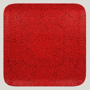 Ruby talíř čtvercový 27 x 27 cm - červená