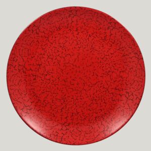 Ruby talíř mělký 24 cm - červená