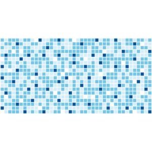 Obkladové 3D PVC panely TP10014031, rozměr 955 x 480 mm, mozaika modrá, GRACE