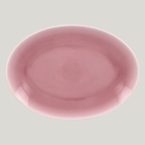 Vintage talíř oválný 32 x 23 cm - růžová