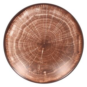 Woodart talíř hluboký 26 cm - tmavě hnědá